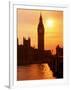 Big Ben and Houses of Parliament, Unesco World Heritage Site, London, England-Kathy Collins-Framed Photographic Print