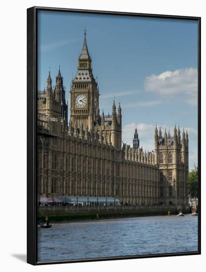 Big Ben And Houses Of Parliament-Charles Bowman-Framed Photographic Print