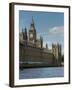 Big Ben And Houses Of Parliament-Charles Bowman-Framed Photographic Print