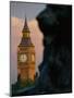 Big Ben and Lion Statue on Trafalgar Square, London, England-Lee Frost-Mounted Photographic Print