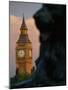 Big Ben and Lion Statue on Trafalgar Square, London, England-Lee Frost-Mounted Photographic Print