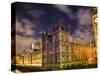 Big Ben and Parliament at night, Westminster, London, England.-William Perry-Stretched Canvas