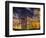 Big Ben and Parliament at night, Westminster, London, England.-William Perry-Framed Photographic Print