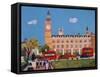 Big Ben and Parliament Square-William Cooper-Framed Stretched Canvas