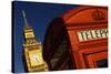 Big Ben and Telephone Booth-Jon Hicks-Stretched Canvas