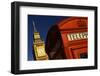 Big Ben and Telephone Booth-Jon Hicks-Framed Photographic Print