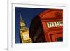 Big Ben and Telephone Booth-Jon Hicks-Framed Photographic Print