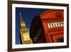 Big Ben and Telephone Booth-Jon Hicks-Framed Photographic Print