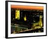 Big Ben and the Houses of Parliament at Dusk, London, England-Walter Bibikow-Framed Photographic Print