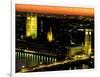 Big Ben and the Houses of Parliament at Dusk, London, England-Walter Bibikow-Framed Photographic Print