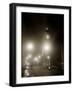 Big Ben and the Houses of Parliament Floodlit for the Opening of the Festival of Britain, 1951-null-Framed Photographic Print