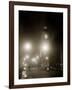 Big Ben and the Houses of Parliament Floodlit for the Opening of the Festival of Britain, 1951-null-Framed Photographic Print