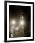 Big Ben and the Houses of Parliament Floodlit for the Opening of the Festival of Britain, 1951-null-Framed Photographic Print