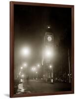 Big Ben and the Houses of Parliament Floodlit for the Opening of the Festival of Britain, 1951-null-Framed Photographic Print