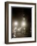 Big Ben and the Houses of Parliament Floodlit for the Opening of the Festival of Britain, 1951-null-Framed Photographic Print