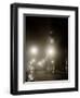 Big Ben and the Houses of Parliament Floodlit for the Opening of the Festival of Britain, 1951-null-Framed Photographic Print