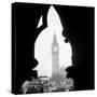 Big Ben and the Houses of Parliament in 1963-null-Stretched Canvas