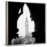 Big Ben and the Houses of Parliament in 1963-null-Framed Photographic Print