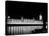 Big Ben and the Houses of Parliament Lit up at Night, 1951-null-Stretched Canvas
