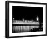 Big Ben and the Houses of Parliament Lit up at Night, 1951-null-Framed Premium Photographic Print