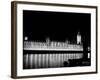 Big Ben and the Houses of Parliament Lit up at Night, 1951-null-Framed Photographic Print