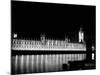 Big Ben and the Houses of Parliament Lit up at Night, 1951-null-Mounted Photographic Print