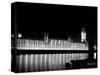 Big Ben and the Houses of Parliament Lit up at Night, 1951-null-Stretched Canvas