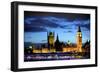 Big Ben and the Houses of Parliament, Thames River, London, England-Richard Wright-Framed Photographic Print