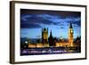 Big Ben and the Houses of Parliament, Thames River, London, England-Richard Wright-Framed Photographic Print