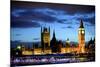 Big Ben and the Houses of Parliament, Thames River, London, England-Richard Wright-Mounted Photographic Print