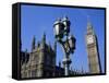 Big Ben and the Houses of Parliament, Unesco World Heritage Site, Westminster, London, England-Fraser Hall-Framed Stretched Canvas