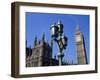 Big Ben and the Houses of Parliament, Unesco World Heritage Site, Westminster, London, England-Fraser Hall-Framed Photographic Print