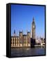 Big Ben and the Houses of Parliament, Westminster, London, England, United Kingdom-Roy Rainford-Framed Stretched Canvas