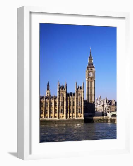 Big Ben and the Houses of Parliament, Westminster, London, England, United Kingdom-Roy Rainford-Framed Photographic Print