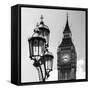 Big Ben and the Royal Lamppost UK - City of London - UK - England - United Kingdom - Europe-Philippe Hugonnard-Framed Stretched Canvas