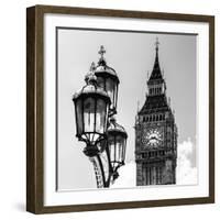 Big Ben and the Royal Lamppost UK - City of London - UK - England - United Kingdom - Europe-Philippe Hugonnard-Framed Photographic Print