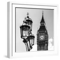 Big Ben and the Royal Lamppost UK - City of London - UK - England - United Kingdom - Europe-Philippe Hugonnard-Framed Photographic Print