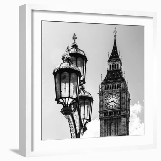 Big Ben and the Royal Lamppost UK - City of London - UK - England - United Kingdom - Europe-Philippe Hugonnard-Framed Photographic Print