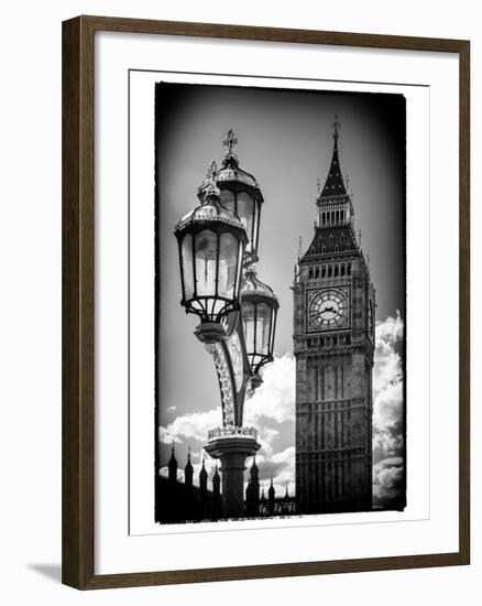 Big Ben and the Royal Lamppost UK - City of London - UK - England - United Kingdom - Europe-Philippe Hugonnard-Framed Photographic Print