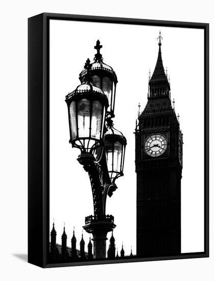 Big Ben and the Royal Lamppost UK - City of London - UK - England - United Kingdom - Europe-Philippe Hugonnard-Framed Stretched Canvas