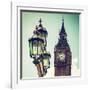 Big Ben and the Royal Lamppost UK - City of London - UK - England - United Kingdom - Europe-Philippe Hugonnard-Framed Photographic Print