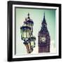 Big Ben and the Royal Lamppost UK - City of London - UK - England - United Kingdom - Europe-Philippe Hugonnard-Framed Photographic Print