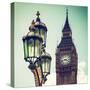 Big Ben and the Royal Lamppost UK - City of London - UK - England - United Kingdom - Europe-Philippe Hugonnard-Stretched Canvas