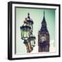 Big Ben and the Royal Lamppost UK - City of London - UK - England - United Kingdom - Europe-Philippe Hugonnard-Framed Photographic Print