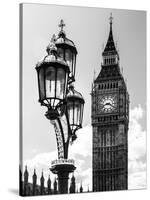 Big Ben and the Royal Lamppost UK - City of London - UK - England - United Kingdom - Europe-Philippe Hugonnard-Stretched Canvas