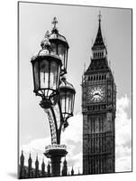 Big Ben and the Royal Lamppost UK - City of London - UK - England - United Kingdom - Europe-Philippe Hugonnard-Mounted Photographic Print