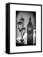 Big Ben and the Royal Lamppost UK - City of London - UK - England - United Kingdom - Europe-Philippe Hugonnard-Framed Stretched Canvas
