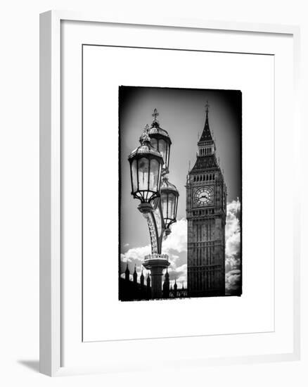 Big Ben and the Royal Lamppost UK - City of London - UK - England - United Kingdom - Europe-Philippe Hugonnard-Framed Photographic Print