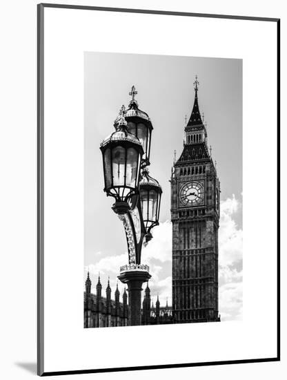 Big Ben and the Royal Lamppost UK - City of London - UK - England - United Kingdom - Europe-Philippe Hugonnard-Mounted Art Print