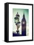 Big Ben and the Royal Lamppost UK - City of London - UK - England - United Kingdom - Europe-Philippe Hugonnard-Framed Stretched Canvas